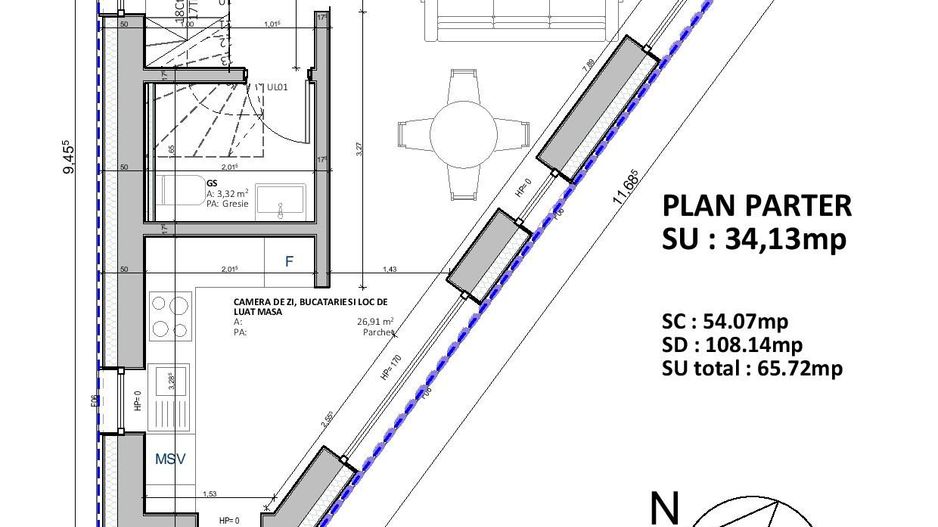 Teren Intravilan 533 mp, Brașov – Bartolomeu, acces stradă asfaltată - Schiță 23