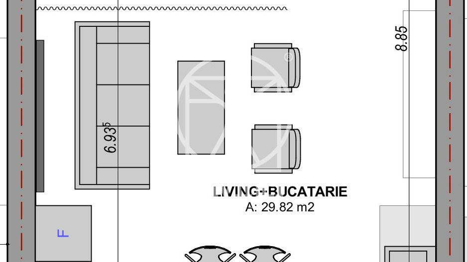 Garsoniera cu jaluzele electrice - 38 mpu (YND-23C-Mi-ap.6) - Poză 2