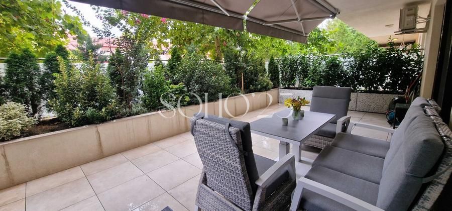 LUX !!! 3 Camere transformate in 2 , terasa de 46mp, mobilat si utilat complet, - Poză 12