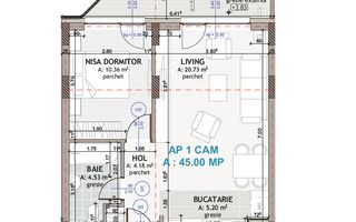 Apartament 2 camere I Ansamblul Eroilor I Floresti - Poză 9
