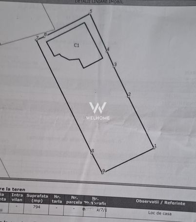 Casa solara si spatioasa, curte 700 mp - Cisnadie - Sibiu - Schiță 10