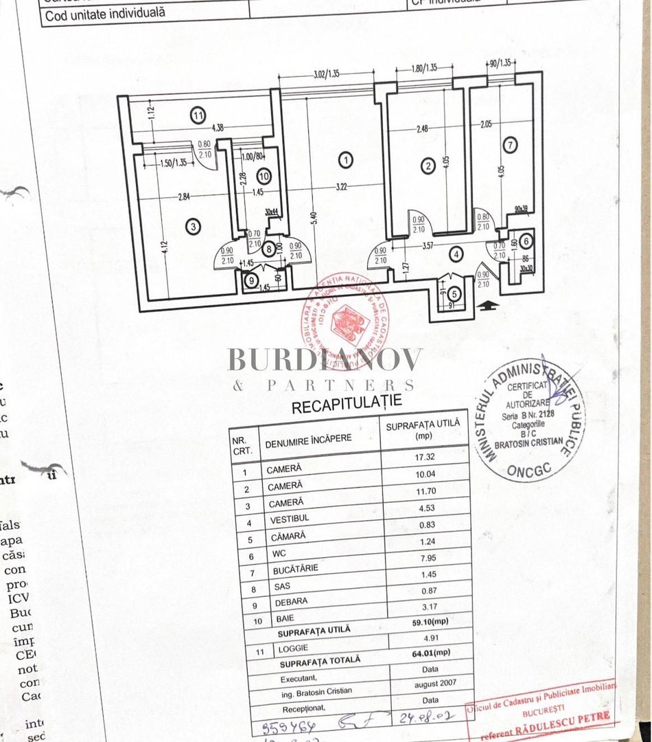 Apartament cu 3 camere - Ferdinand- Str. Avrig - Metrou Piața Iancului - Poză 3