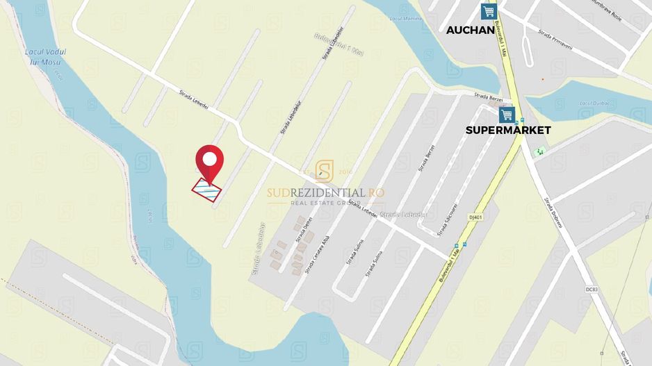 Teren intravilan 530 mp cu dubla deschidere - Comuna Berceni - Poză 3