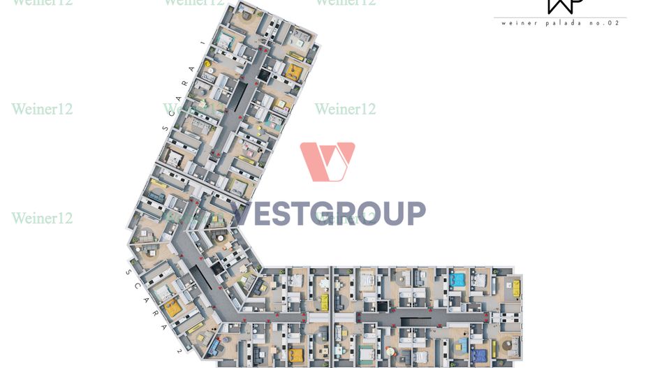 Garsoniere Direct Dezvoltator Proiect Weiner2 Militari TVA 21% inclus VestGroup - Poză 13