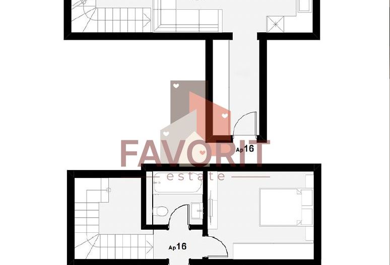 Comision 0%. Etaj 2. Apartament pe 2 nivele. 2 locuri de parcare - Poză 19