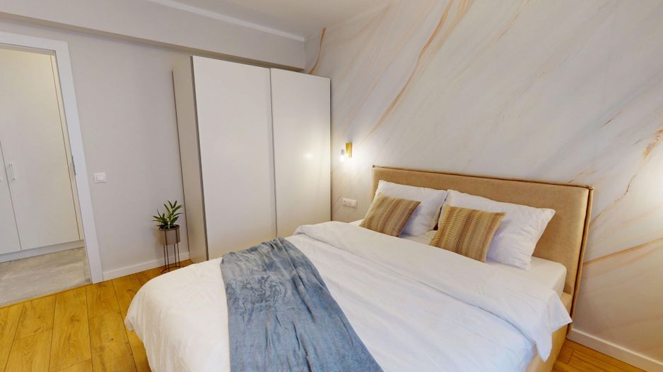 Penthouse 3 camere, 2 băi, mobilat complet, dressing - întabulat - Poză 6
