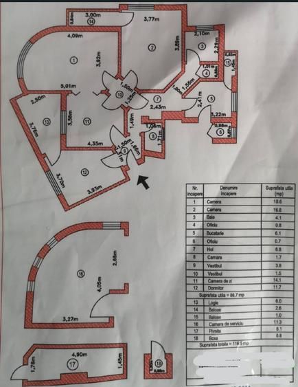 Apartament 4 camere | Cișmigiu | Fără risc seismic | Centrală proprie - Poză 10