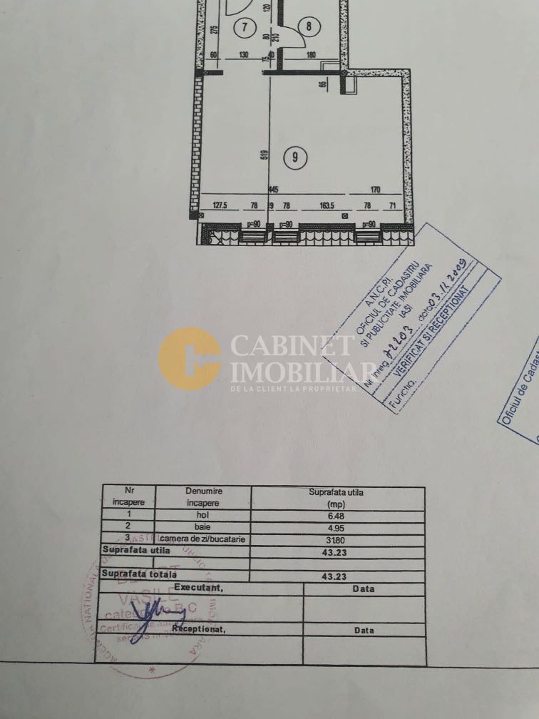 Cug Etaj 3 cu Pod Apartament cu 1 camera 45 mp - Poză 6