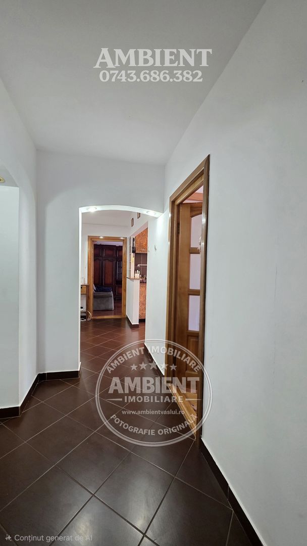 Apartament cu 3 camere, mobilat și utilat, VASLUI - zona CENTRU; - Poză 2