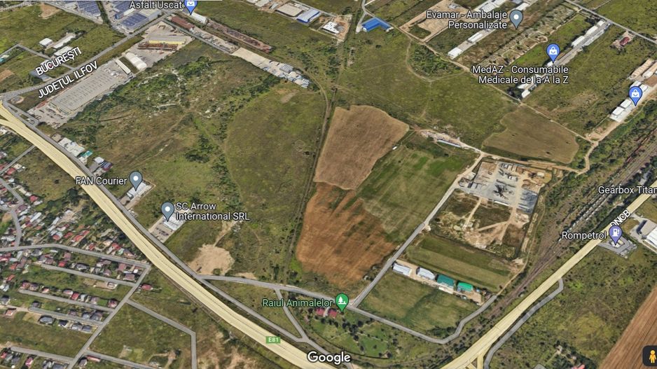 Teren 2Ha  Drumul Intre Tarlale - A2, pretabil hale + birou (Glina) - Poză 7