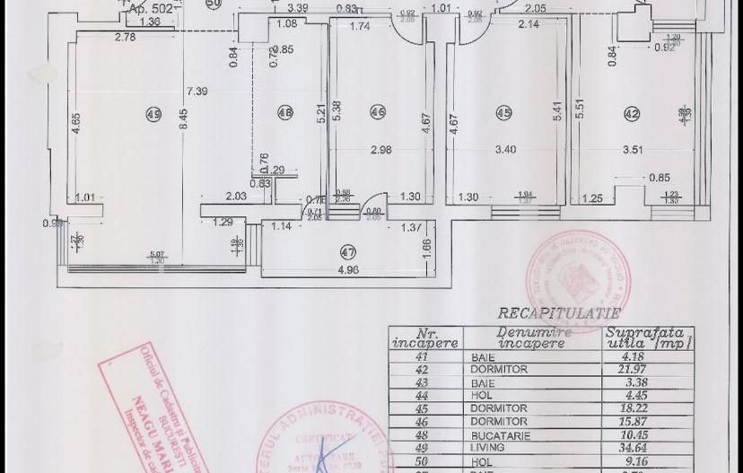 Apartament 4 camere Baneasa- Herastrau - Schiță 12