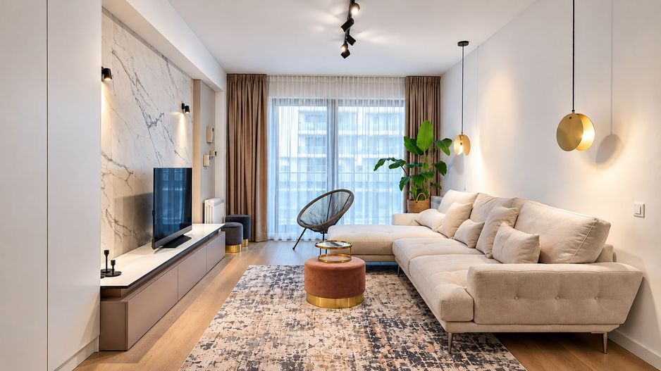 First Rental | Premium 3-Room Apartment | 90 sqm | Herăstrău - Poză 2