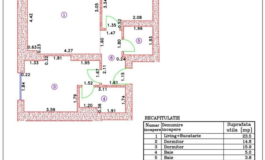 2 camere || Cortina North - Schiță 19