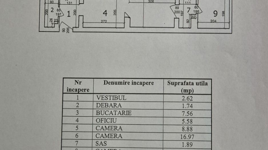 Apartament cu 3 camere 66,77 mp - zona 13 septembrie - Poză 9