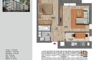Apartamente 2 camere Direct Dezvoltator Weiner Vest Group - Poză 2