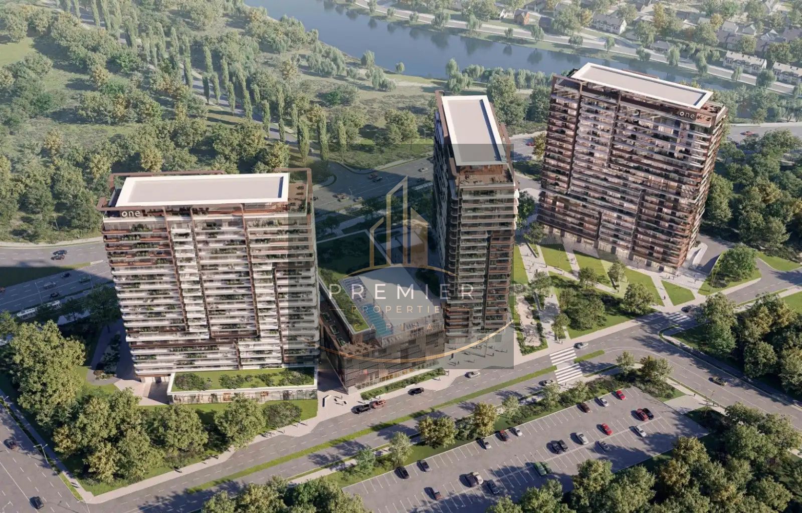 Apartament cu vedere panoramică superbă, etaj 14 – parcare  inclusă corp A - Poză 2