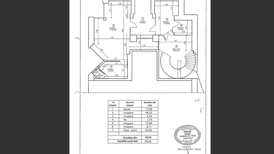 Spațiu comercial 493 mp utili | Locație centrală | Vizibilitate excelentă | - Schiță 53