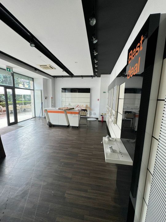 Spatiu comercial, ultracentral, compartimentat, 117m2, 19ml vitrina,CT - Poză 4