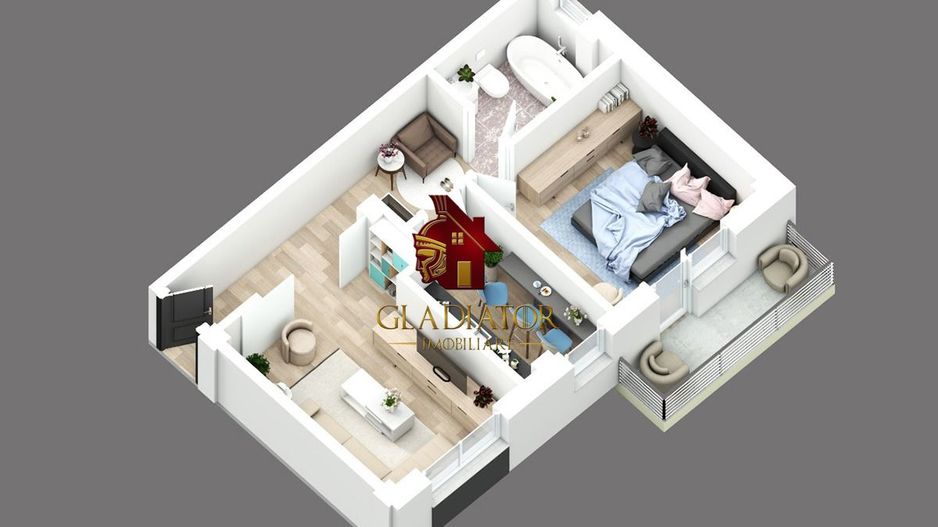Apartament 2 camere, decomandat, bloc nou, Capat CUG - Lunca Cetatuii - Poză 6