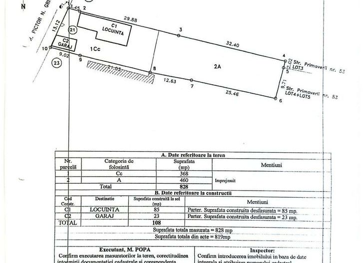 Casă demolabila+teren 819 mp | Zona Stadion |str. Pictor N. Grigorescu - Poză 4