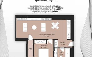 Proiect rezidențial // Apartamente 1-5 camere // Finalizare 2026 - Poză 47
