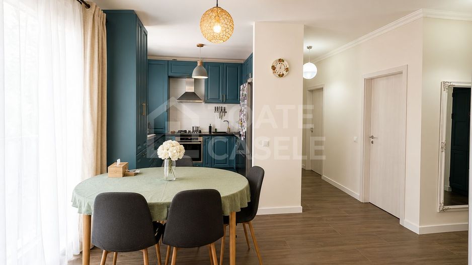 Apartament 3 camere, mobilaat, utilat, parcare, Beta Residence - Chinteni - Poză 3