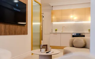 Studio dublu Ivory Residence Pipera I lux mobilat I balcon I COM0% - Poză 62