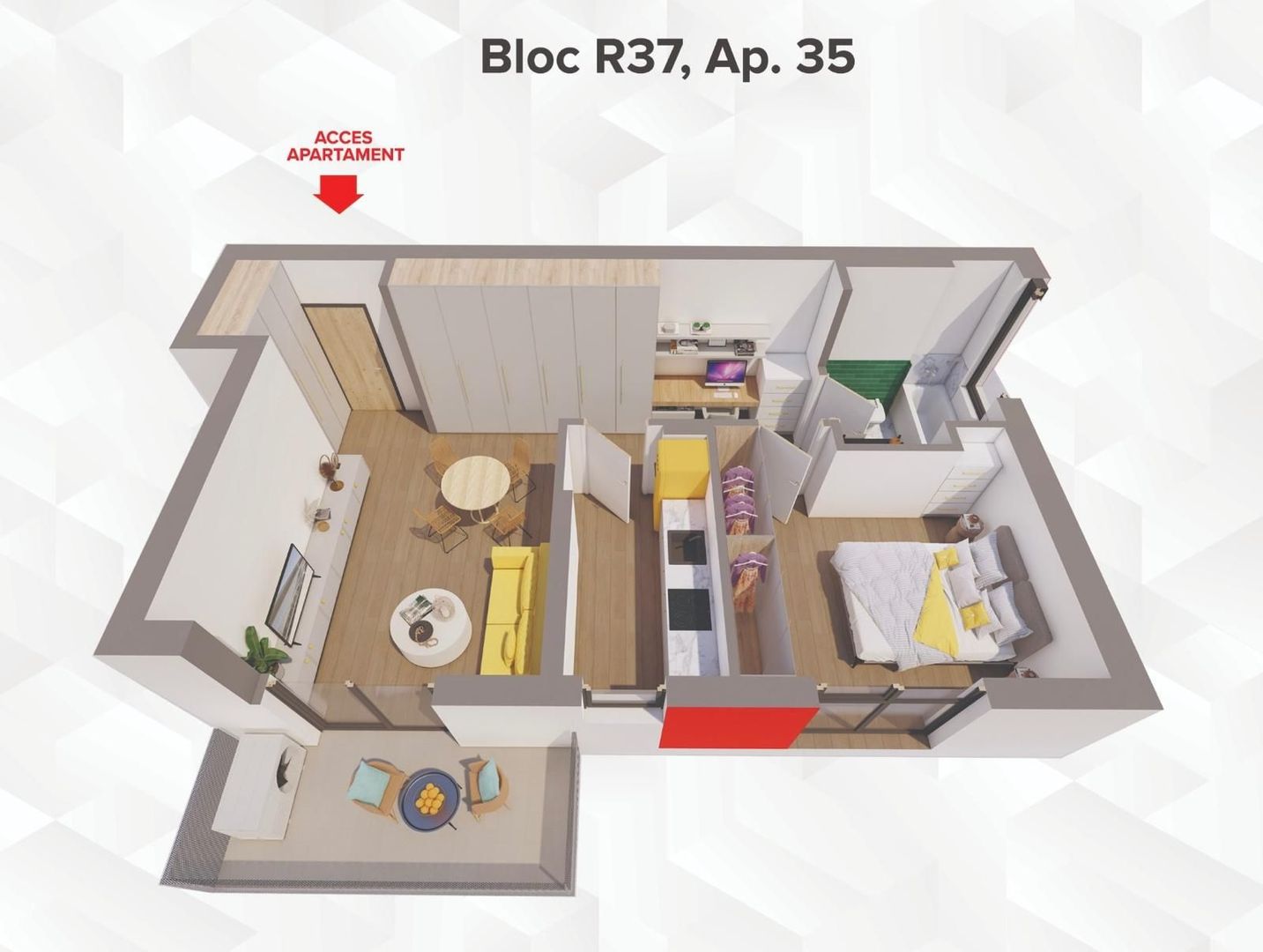 Ultimele 3 apartamente libere in R37 - Ared City - AFI Arad - Poză 6