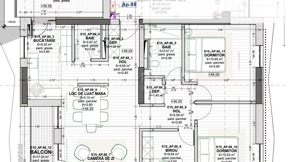 4 camere, 133 mp,  vedere panoramica, Vivat Residence - Poză 6