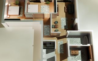 Tomis Nord - Vanzare apartament decomandat cu 3 camere, bloc nou. - Poză 5