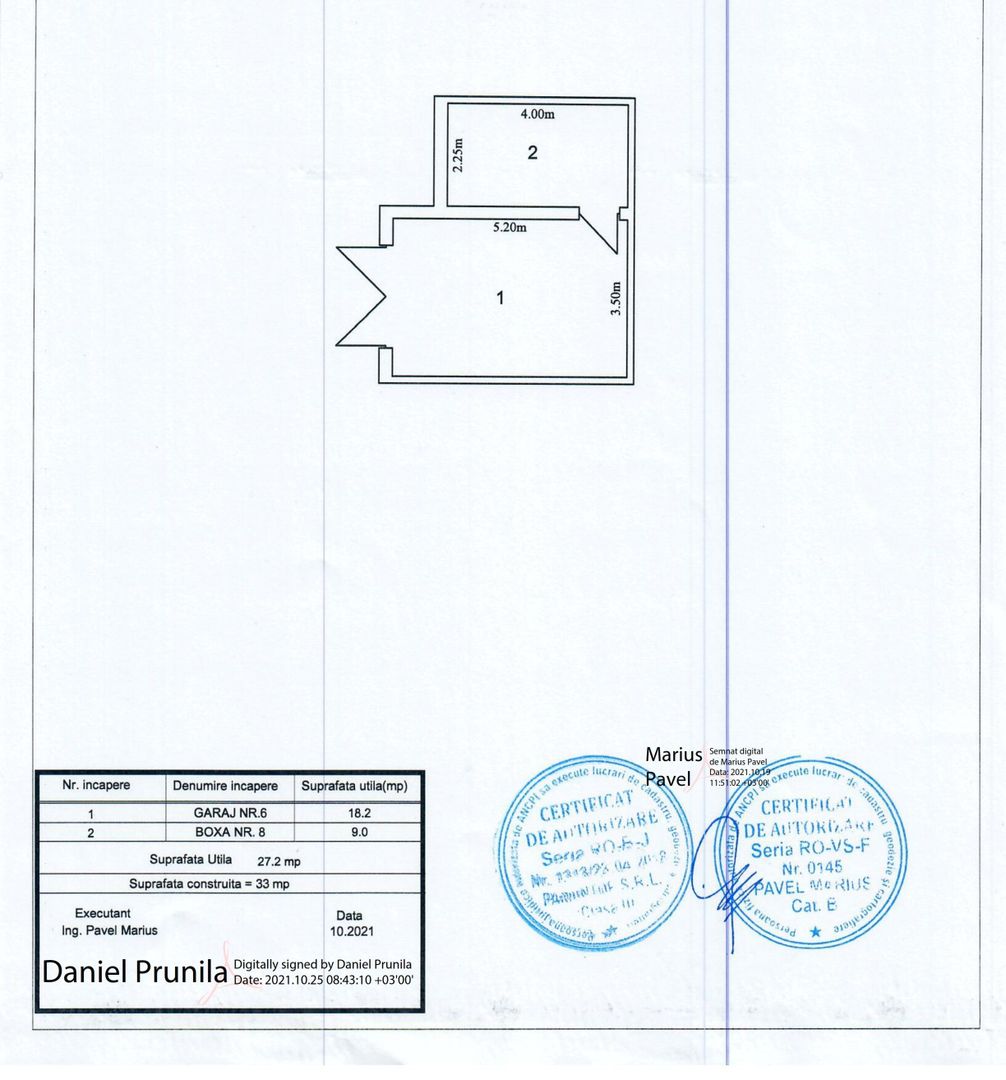Apartament cu 3 camere, garaj, boxa, ETAJ 2, zona TRAIAN - PRIMARIE; - Poză 15