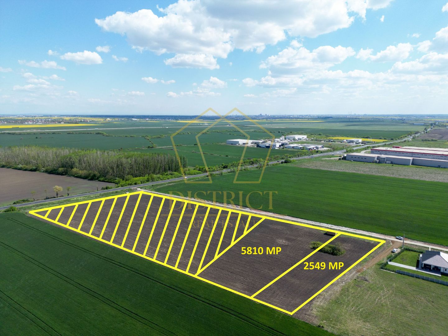 COM 0% Teren industrial pentru hale, servicii | DN69 Sanandrei - Poză 1
