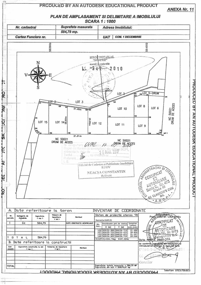 1176 mp | Teren liber | Ideal locuinta | Zona pazita |Pret Promotional - Schiță 11