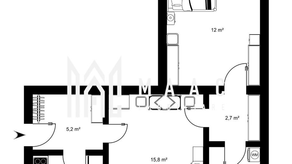 Apartament 2 camere | Balcon | Etaj 3 | Cisnadie - Poză 7