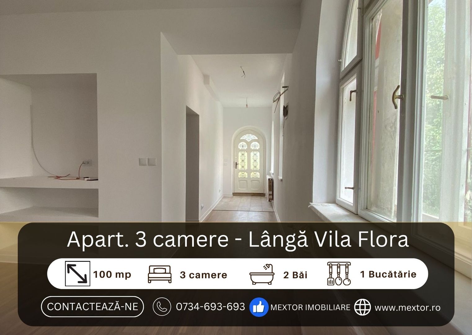 Apartament 3 camere, Medias - Poză 1