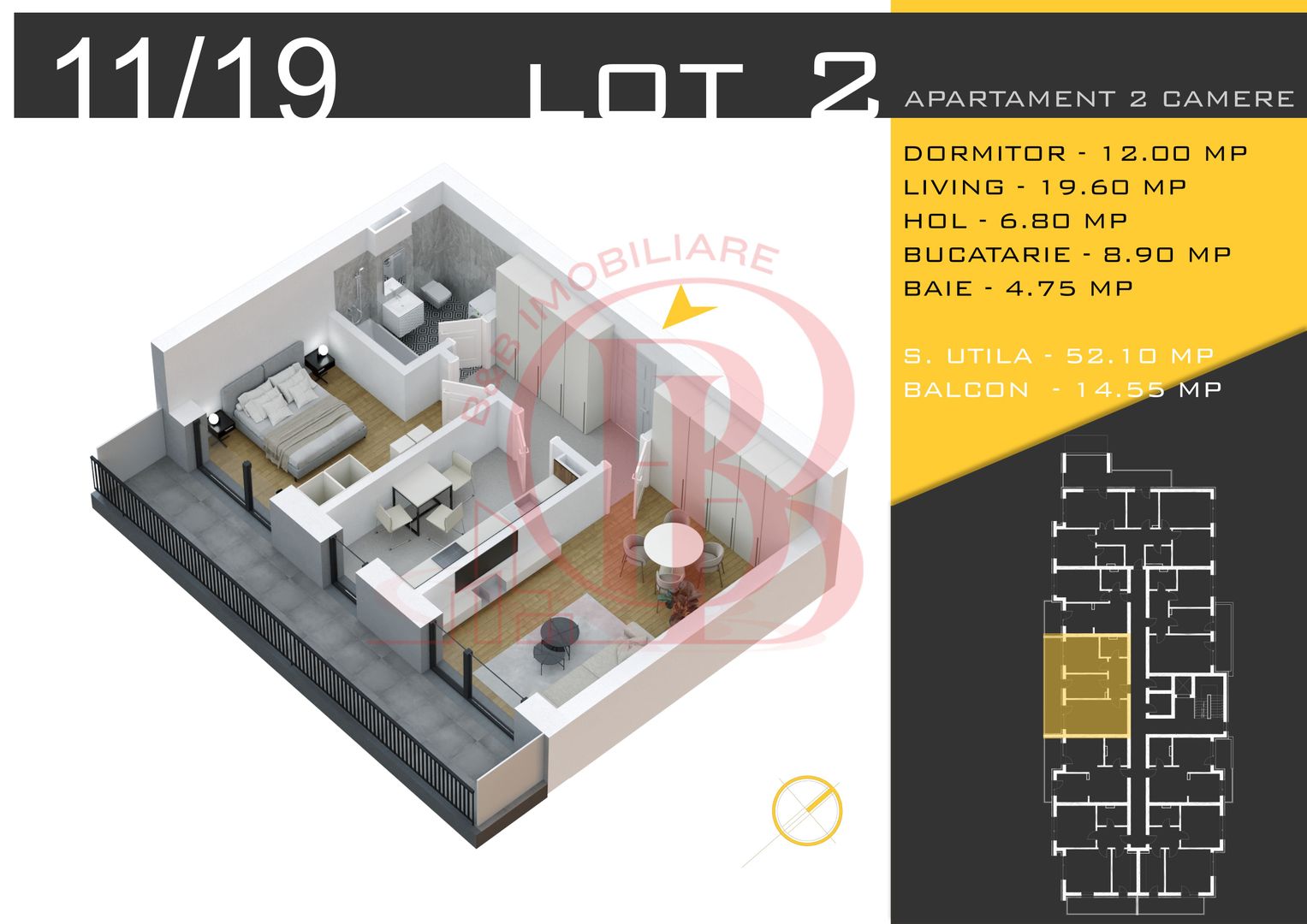 2 camere  Titan Pallady  Metrou Nicolae Teclu - Schiță 10