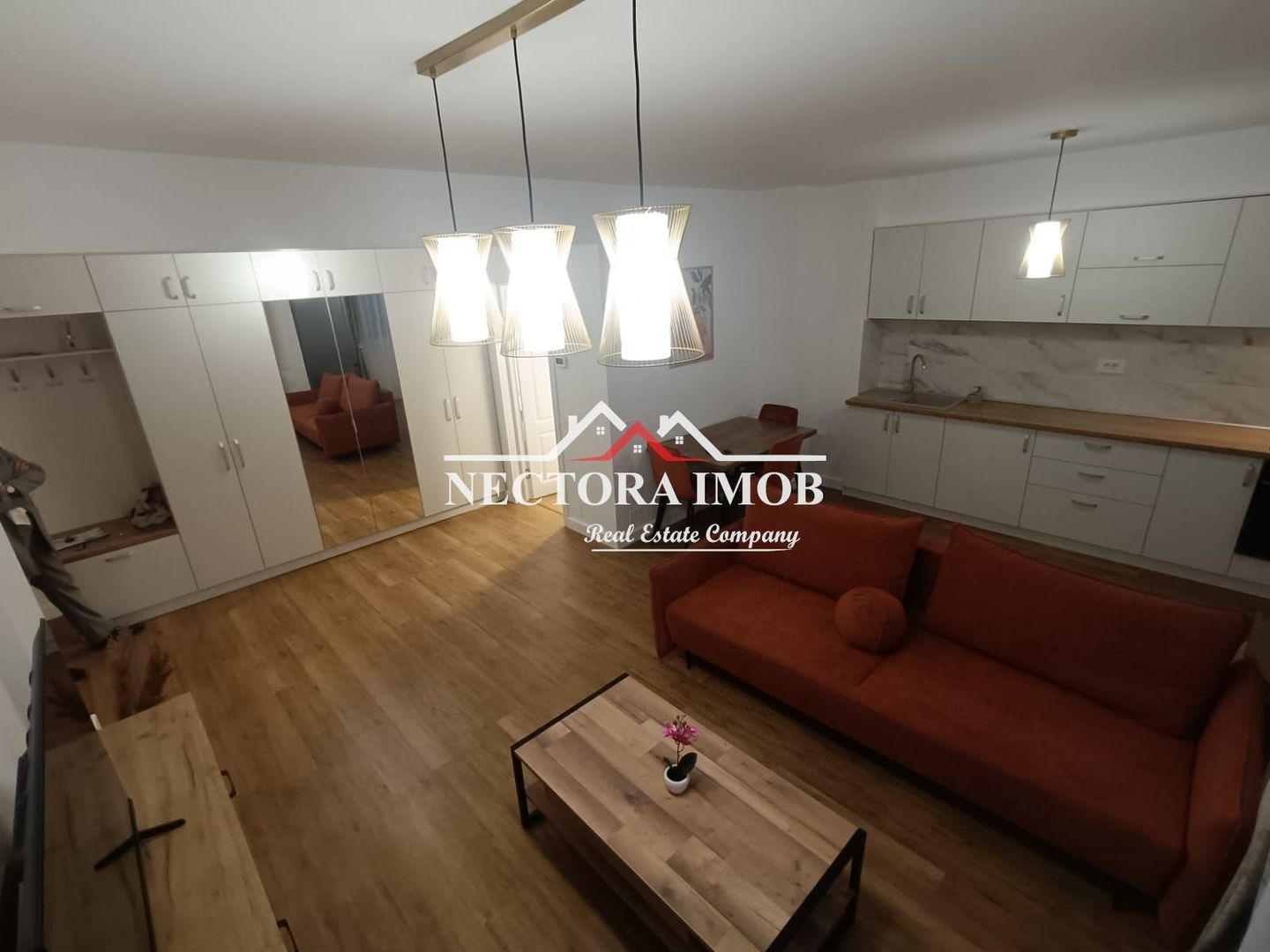 NECTORA IMOB-Apartament 2 camere, Prima Onestilor, Parcare, 52 mp, Et7 - Poză 3