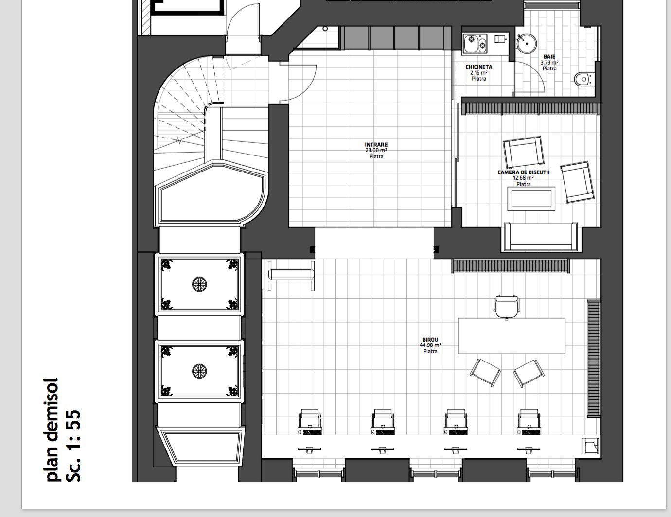 Spatiu pentru birouri in imobil renovat, situat in Piata Unirii - Poză 4