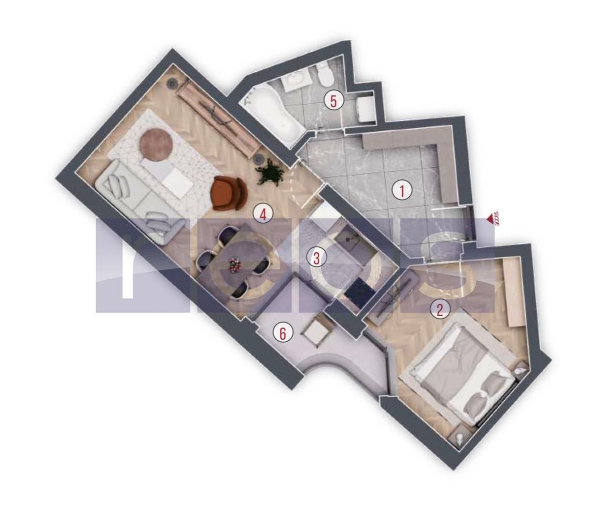 DE VANZARE 2 CAMERE | PROIECT EXCLUSIVIST | DRISTOR | ULTRAFINISAT | - Poză 5