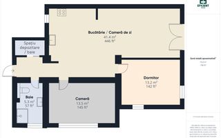 Apartament cu 3 camere etajul 1 cartierul Aradul Nou - Arad - Poză 25
