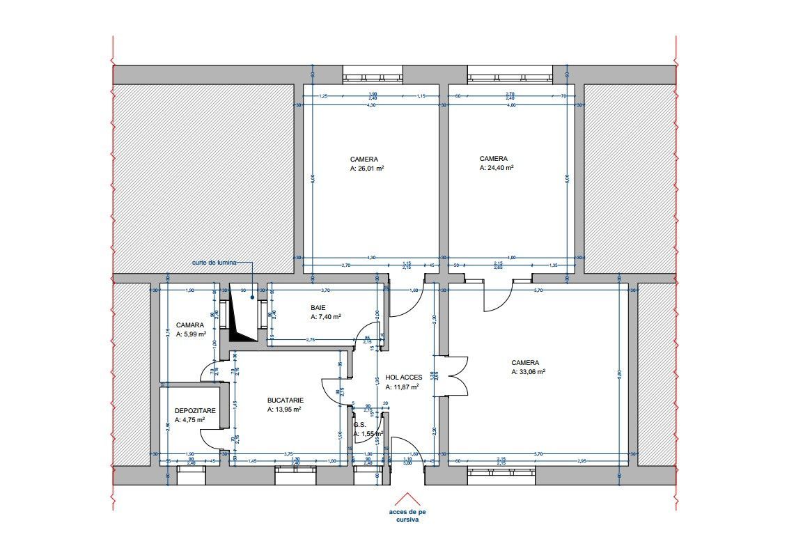 Apartament 3 camere Palatul Victoria | Comision 0% - Schiță 3