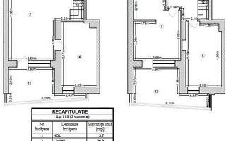 Apartament duplex | 3 camere | 3 bai | 103 mp utili | 23.4 mp terasa - Poză 26