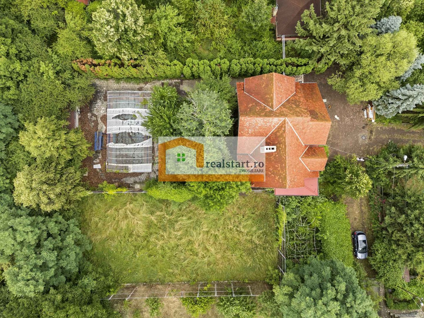 Vedere directa la Padure, 5000mp teren, Vila D+P+1E+M, semineu, foisor - Poză 10