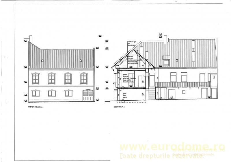 Casa cu teren de 256mp in centrul istoric al Brasovului - Schiță 17