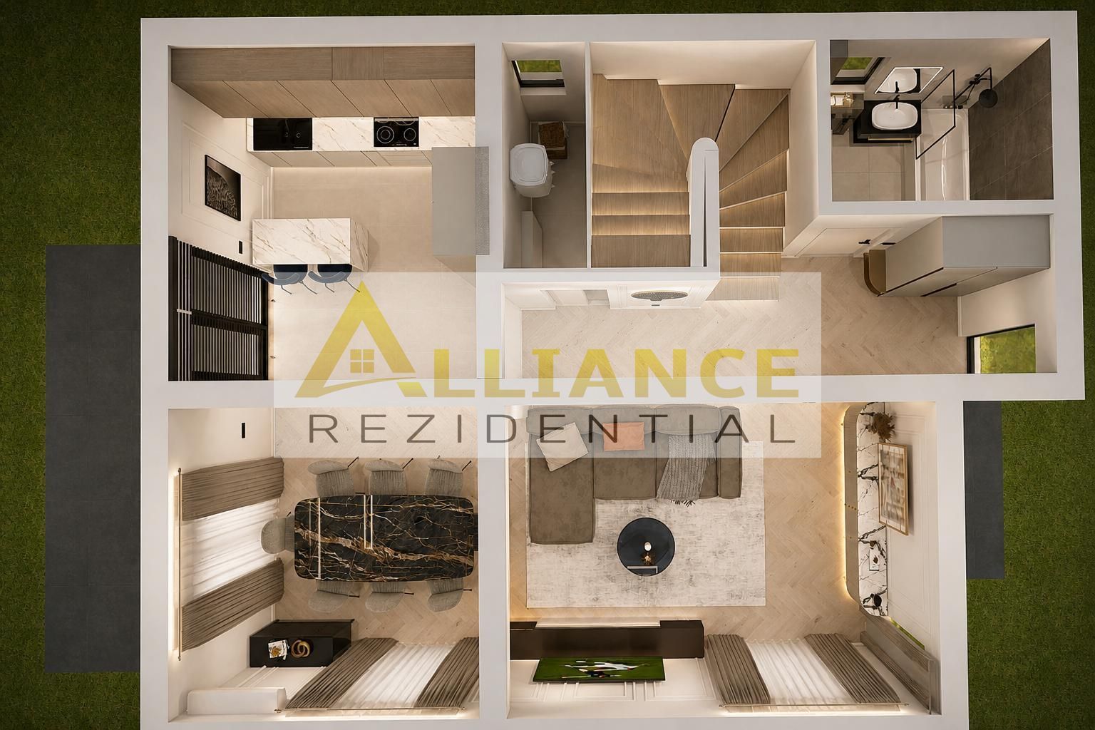 Casa Individuala - 4 camere - 3 bai - 355mp teren - Poză 20