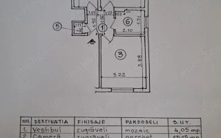 APARTAMENT 2 CAMERE | DECOMANDAT | FLOREASCA - Schiță 12