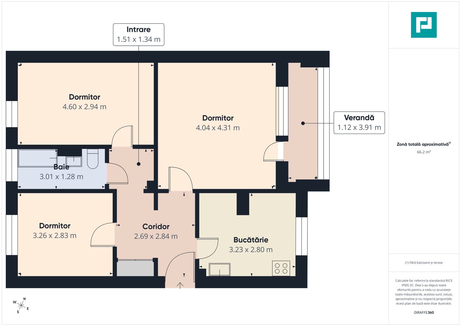 Apartament 3 camere Etaj 3 Zona Aurel Vlaicu - Poză 8
