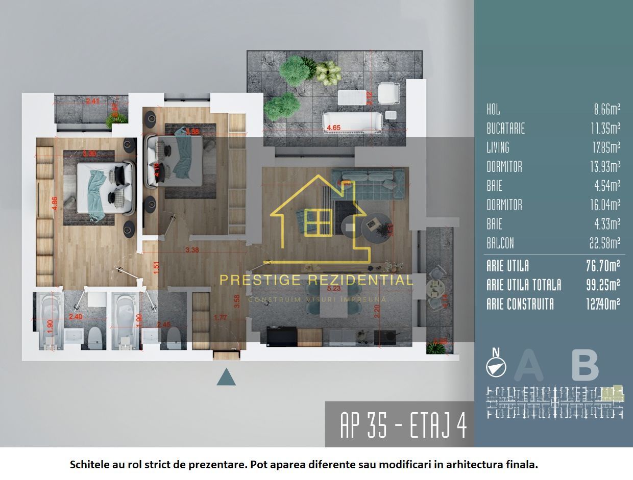Auchan Titan-AP.3 cam.finalizat-Pallady-Auchan-Lidl - Poză 5