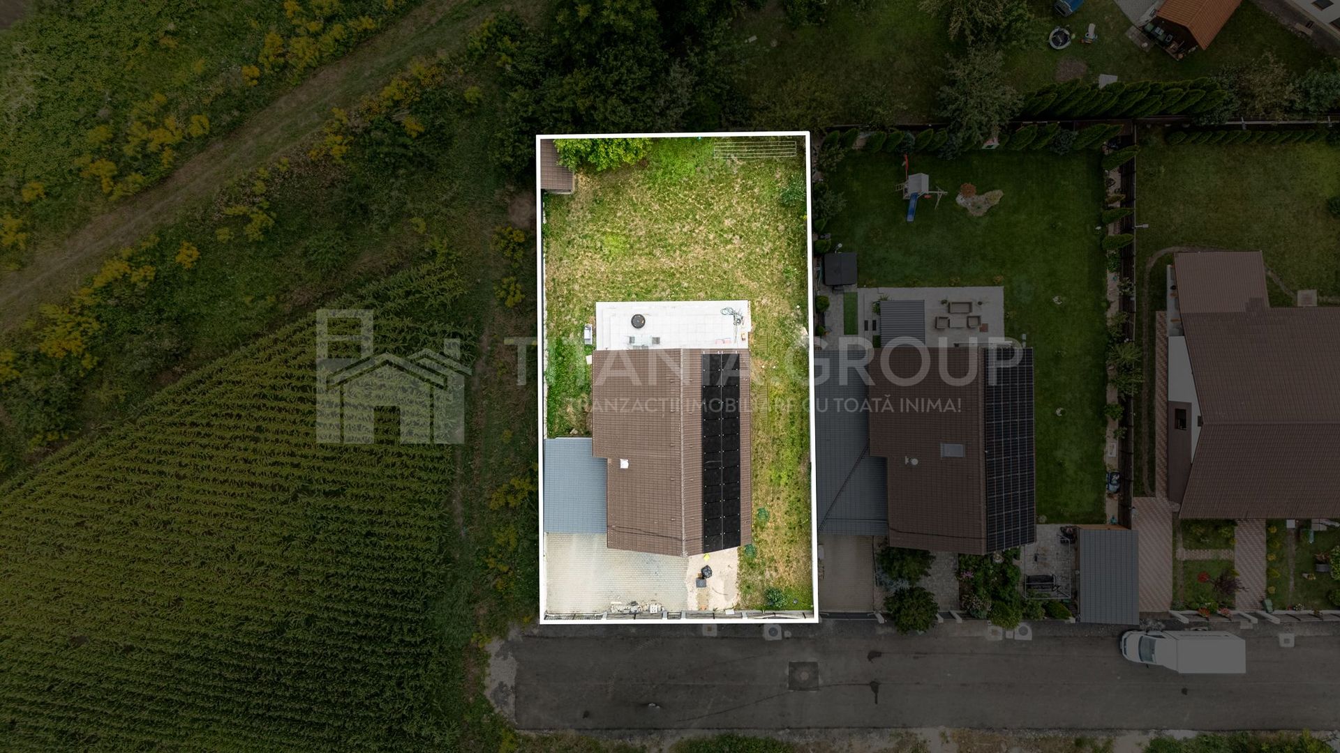 Vila cu 4 dormitoare, panouri, garaj, Stupini, comision 0 - Poză 3