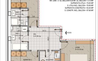 Apartament 3 camere Theodor Pallady,Metrou Teclu,Finalizare rapida - Poză 1